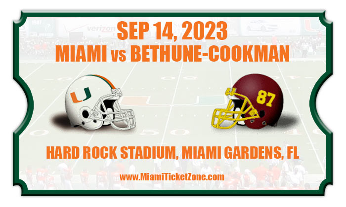 2023 Miami Vs Bethune Cookman