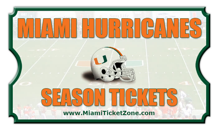 Miami Hurricanes Season Tickets